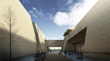 開封新區(qū)中心商務(wù)區(qū)博物館規(guī)劃館景觀工程